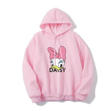 Load image into Gallery viewer, Hoody Sweatshirt Embroidery Love Heart Fleece Lady Hoodie