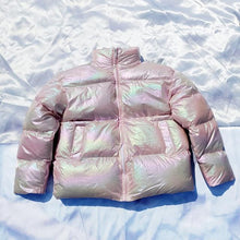 Load image into Gallery viewer, Glossy Winter Jacket Warm Down Parkas Jacket