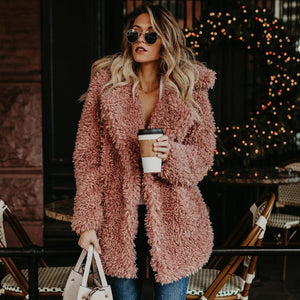 Faux Fur Coat Bomber Jacket Trench Wool Teddy