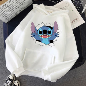 Hoodie Pullovers  Long Sleeves Pink Pullovers Lovely Kawaii