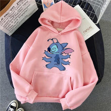 Load image into Gallery viewer, Hoodie Pullovers  Long Sleeves Pink Pullovers Lovely Kawaii
