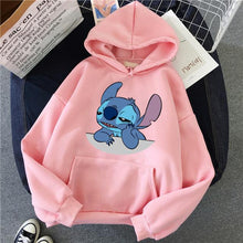 Load image into Gallery viewer, Hoodie Pullovers  Long Sleeves Pink Pullovers Lovely Kawaii
