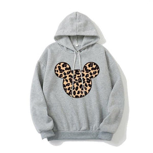 Hoody Sweatshirt Embroidery Love Heart Fleece Lady Hoodie