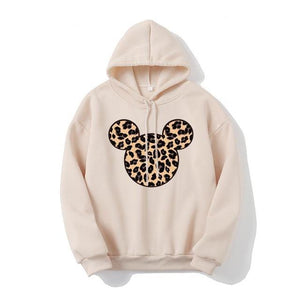 Hoody Sweatshirt Embroidery Love Heart Fleece Lady Hoodie