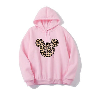 Hoody Sweatshirt Embroidery Love Heart Fleece Lady Hoodie