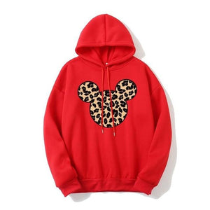 Hoody Sweatshirt Embroidery Love Heart Fleece Lady Hoodie