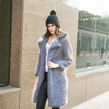 Load image into Gallery viewer, Faux Fur Coat Bomber Jacket Trench Wool Teddy
