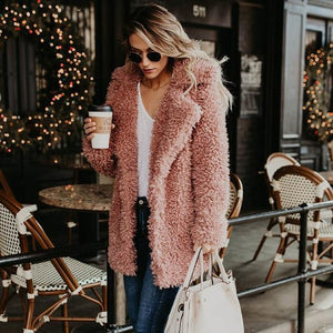 Faux Fur Coat Bomber Jacket Trench Wool Teddy