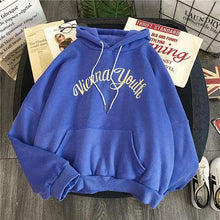 Load image into Gallery viewer, Long Sleeved Print Letter Blackpink Women Hoodies Sweatshirt
